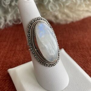 Moonstone 💙 Sterling Silver Ring